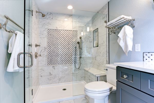 Shower Base Installation in White Lake